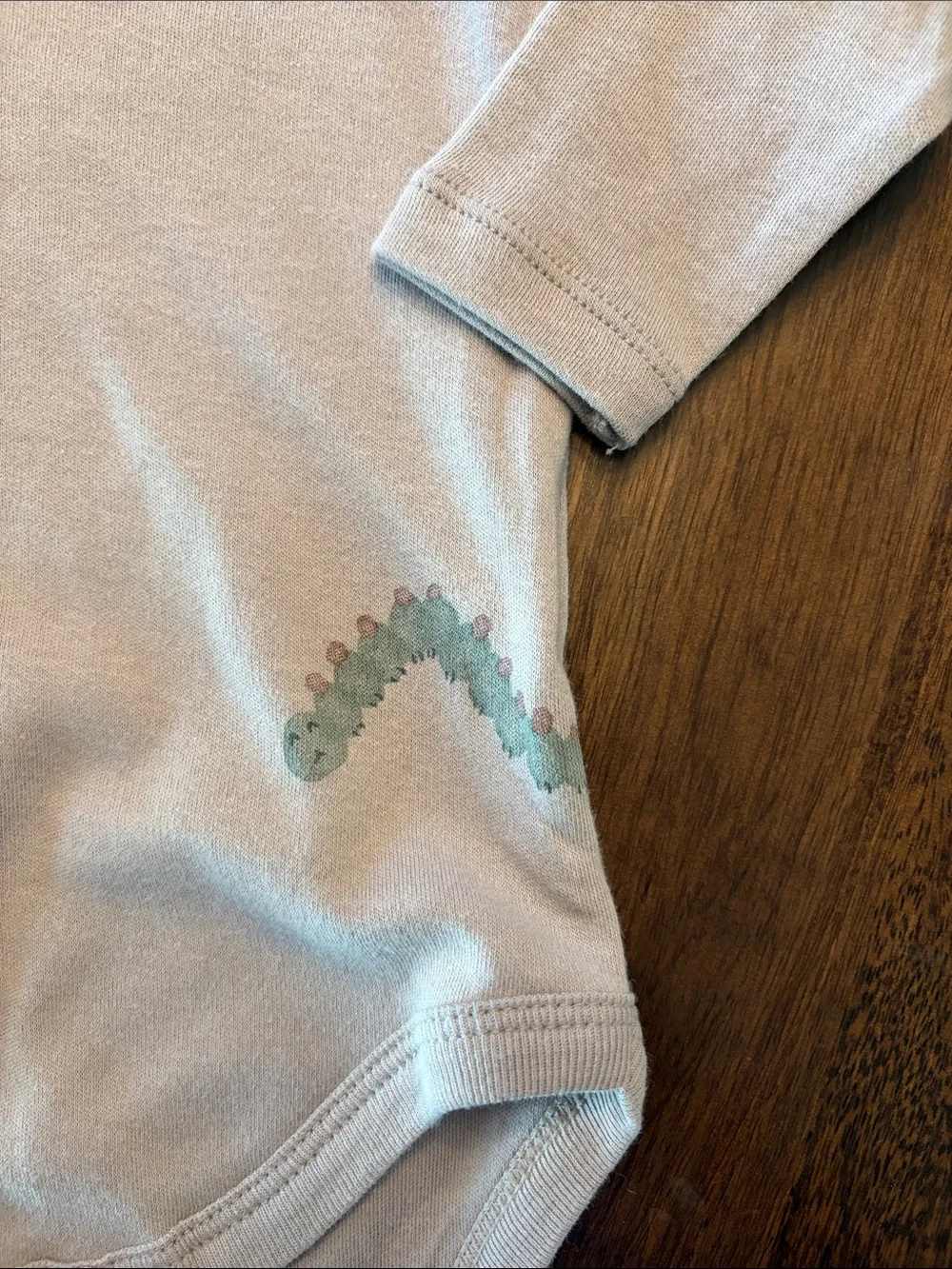 ZARA Light Gray Long-Sleeve Baby One-Piece